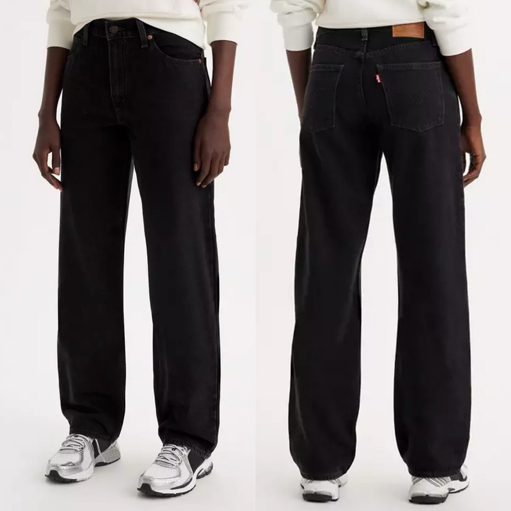 Levi’s Premium BIG E Dad Black Women's Jeans